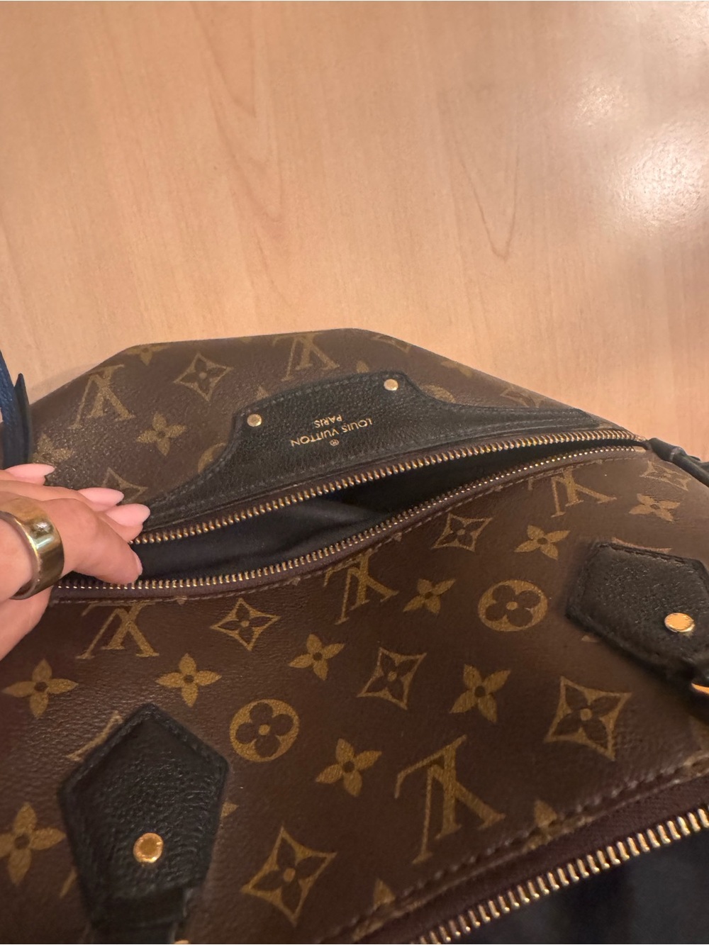 Louis Vuitton Icare Monogram Canvas Tote Bag in Brown, Black and Tan - Picture 4 of 9